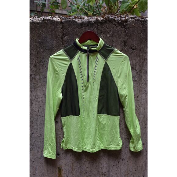 Jamie Sadock Lime Green Performance Top - Size M - Picture 1 of 4